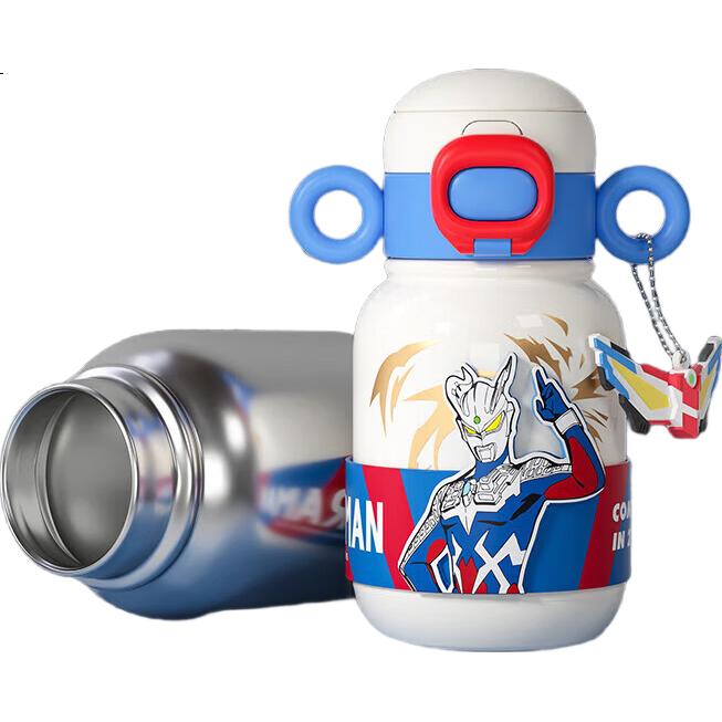 Детская термокружка Germ Ultraman с трубочкой, 500 мл, версия Zeta