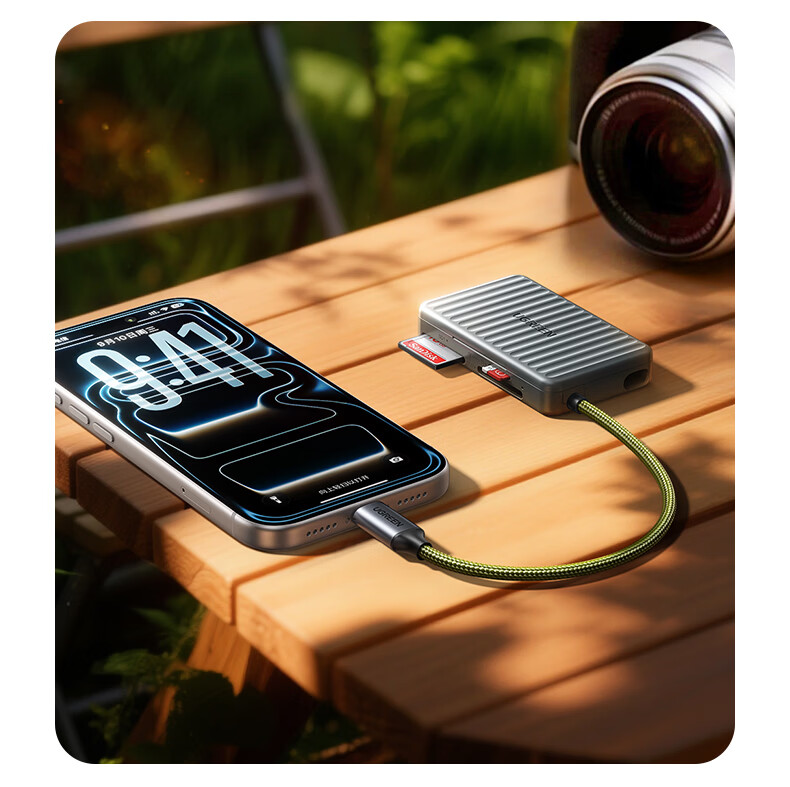Ugreen Type-C 3.0 Mini Card Reader High-Speed SD/TF Multi-Function Storage Box Compatible with DSLR Cameras, Computers, and Smartphones 14