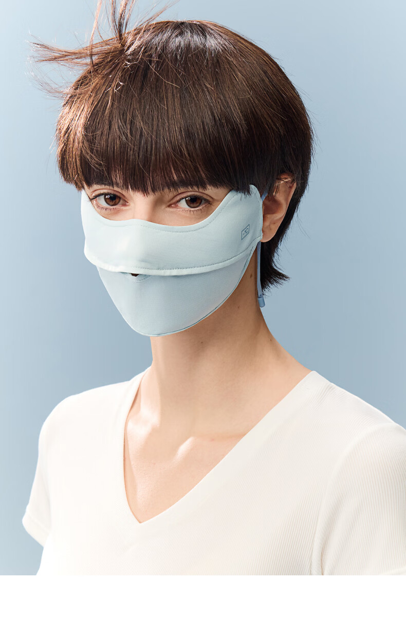 Bananain Liangpi 331UV Unisex Cooling Sun Protection Breathable Antibacterial Face Mask Outdoor Commuting Eye Protection Mask 9