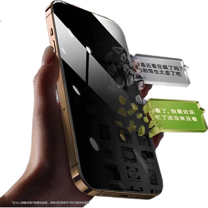 Защитное стекло LANGLING для Apple iPhone 17, 2 шт., противоударное, антибликовое, с защитой от подглядывания, 30°, без черной рамки, HD, закаленное стекло