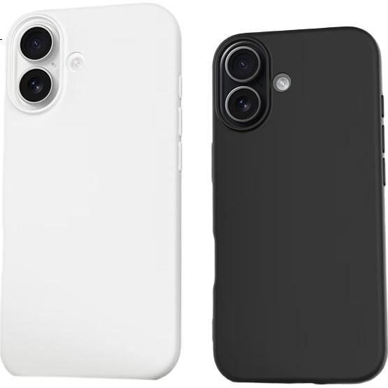 ESCASE Противоударный чехол для Apple iPhone 17, приятный для кожи, простой, ультратонкий, мягкий чехол SG-01 Нефритовый белый