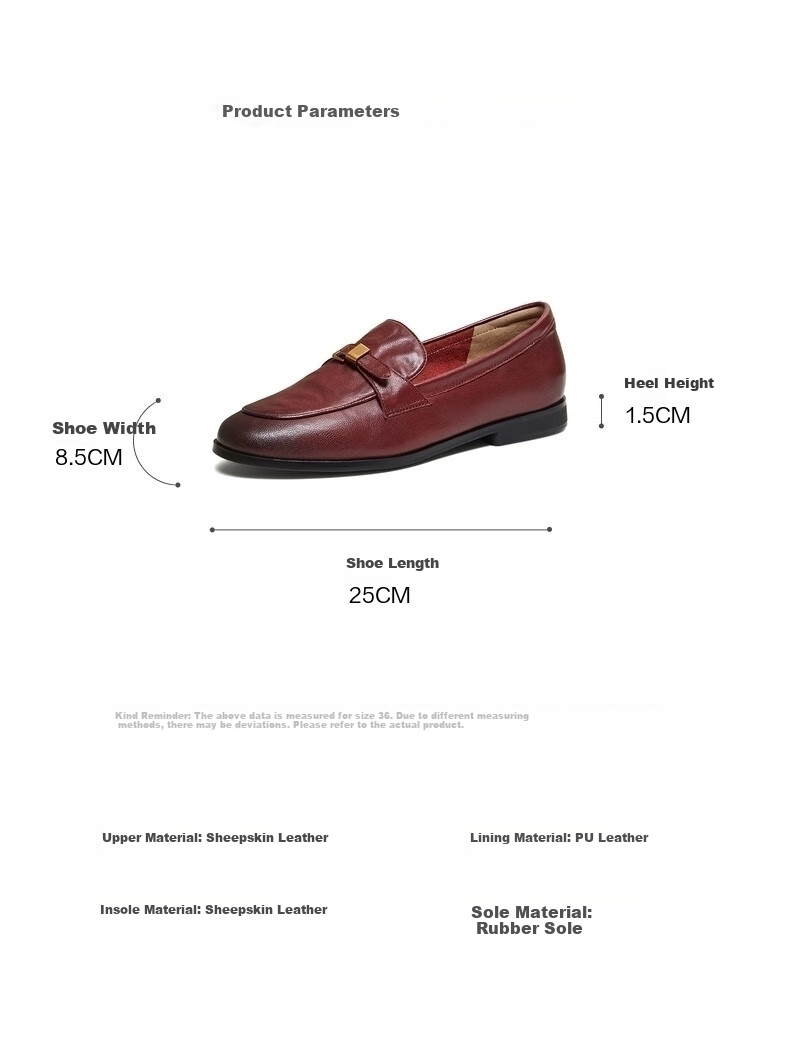 BASTO Jazz Vinyl 26 Spring British Sheepskin Slip-On Loafers Women Single Shoes UXS01AA6 Dark Brown 36 14