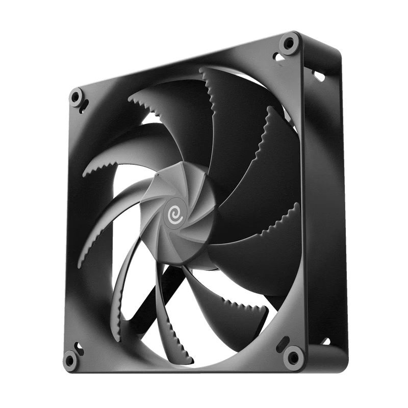 HAVN H18 Black Matte PC Case Cooling Fan High Airflow FDB Bearing PWM Speed Control Small 4-Pin Multi-Fan Daisy Chain