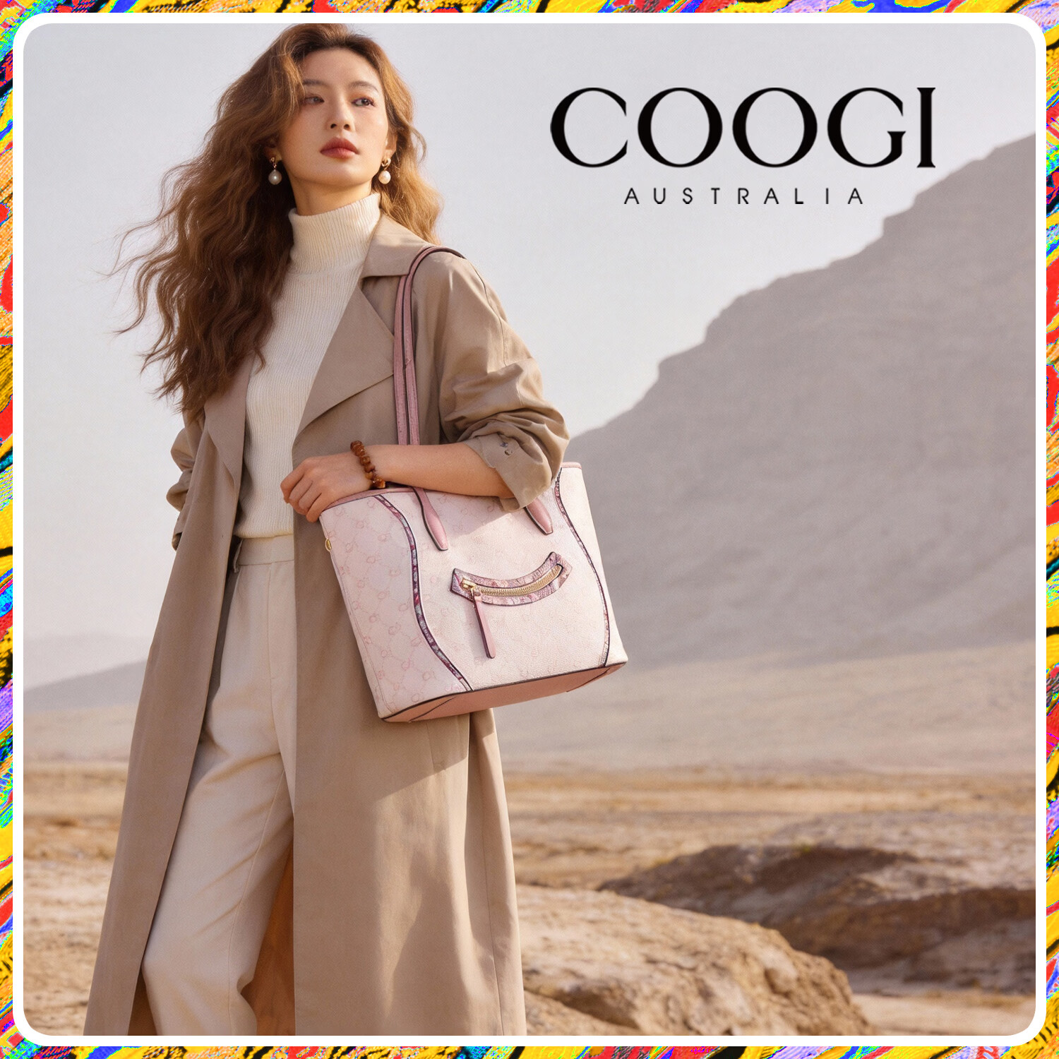 COOGI Women's Luxury Tote Bag Gift for Women's Day Valentine's Birthday for Girlfriend Wife