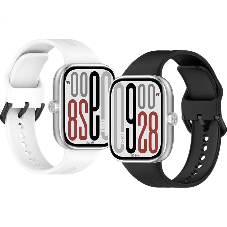 Ремешок Shishan для Redmi Watch 4/5/6, сменный силиконовый ремешок для умных часов, черный