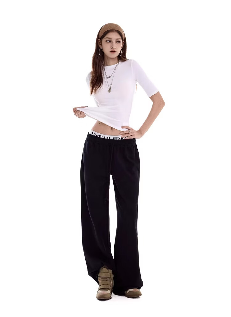 ICH MODE Women's Slim Fit Five-Point Sleeve Mid-Sleeve T-Shirt Summer Base Short Sleeve Sports Shoulder Top White S 13