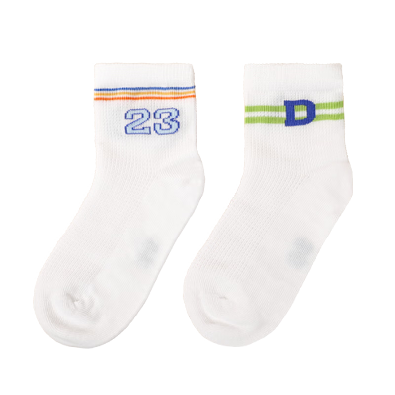 DR·KONG Kids Comfortable Casual Colorful Socks (2 Pairs, Set) Spring and Autumn A00A1005 Colorful