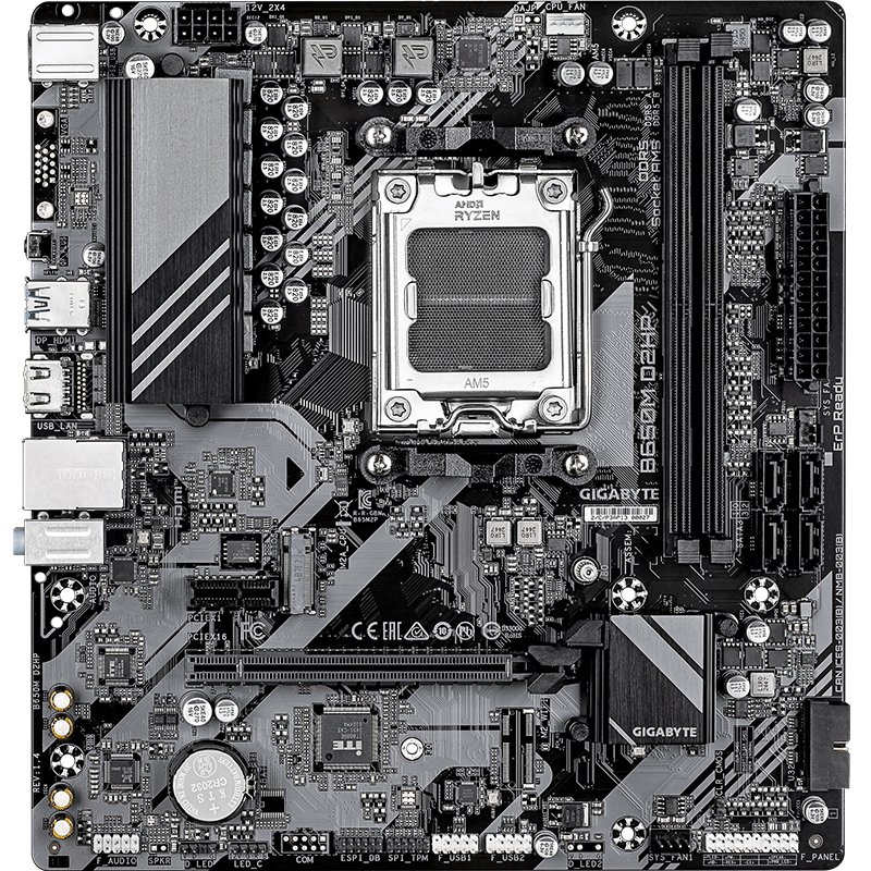 GIGABYTE B650M D2HP DDR5 AMD AM5 Motherboard for 9800X3D/9700X/7800X3D CPUs