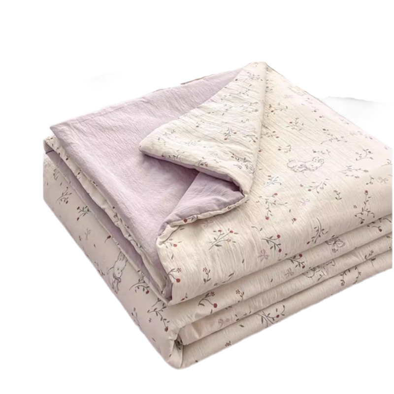 MUJI A-Class 100% Cotton Summer Quilt, Pure Cotton Air-Conditioning Thin Quilt Core, 180*220cm