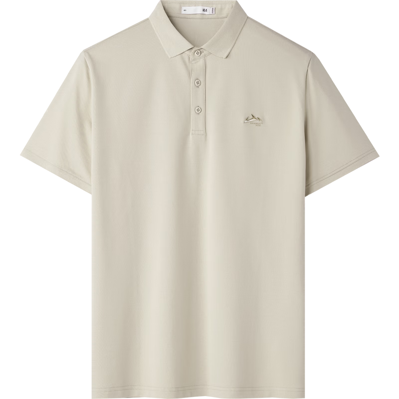 HLA Hailan Home Men's Short Sleeve Polo Shirt 26 Runway Same Style Mountain Not High Series Cool Short Sleeve Summer