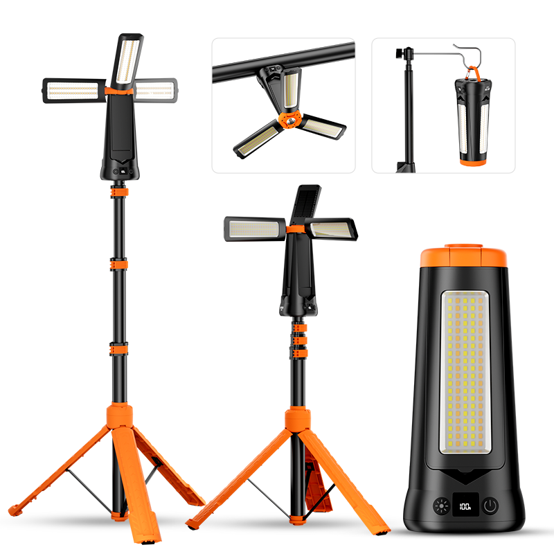 Tianhuo High-Power Outdoor Multifunctional Camping Light LED Portable Rechargeable Night Market Stall Worksite Lamp