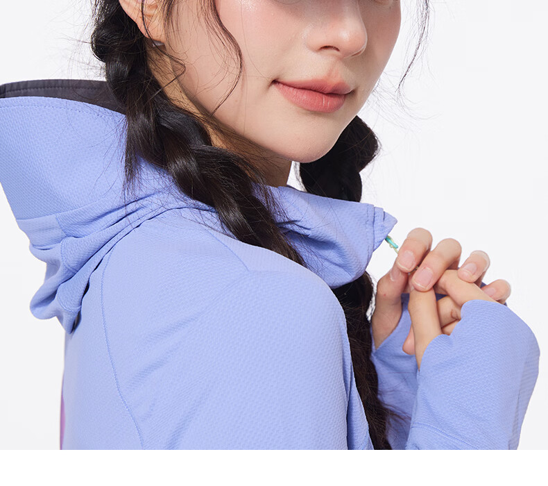CACUSS Colorblock Baseball Cap for Women Spring New Letter Embroidered Vintage American Sunshade Slim Face Blue-Purple 8