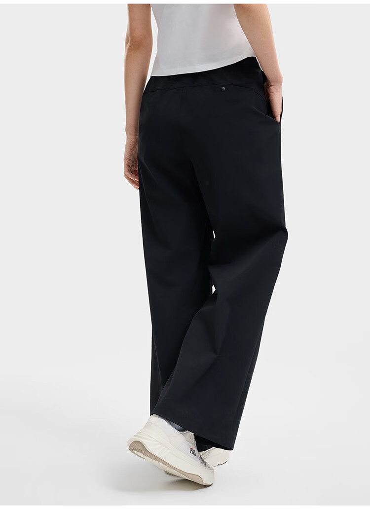 FILA Official Women's Woven Long Pants 2026 Summer New Moisture-Wicking Quick-Dry Sun-Protective Cargo Pants 13