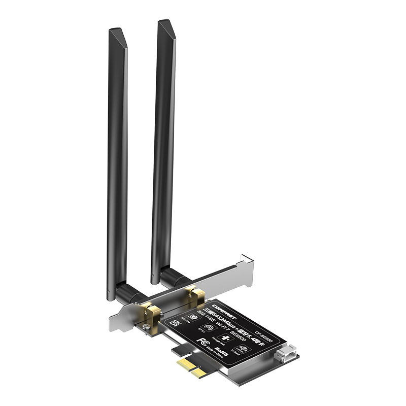 COMFAST 6500M WIFI7 Gigabit PCIe Wireless Network Card Desktop Internal 5G Dual-Band WiFi Receiver Bluetooth 5.4 Support AMD CF-BE650