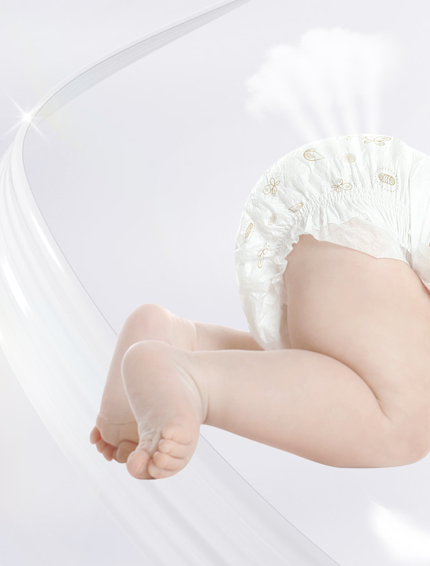 Yiying Silk Pull-Up Pants XXL32 Ultra-Thin Breathable Baby Diapers Soft Breathable Training Pants 7