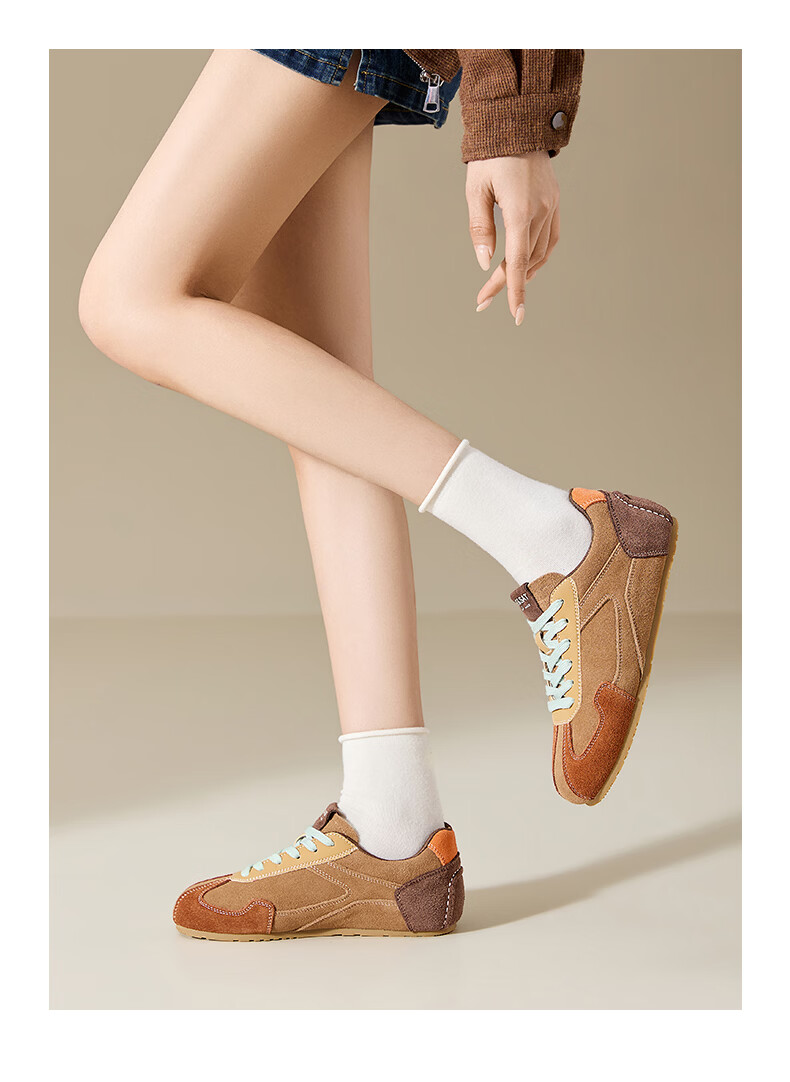 Saturday Vintage German Trainer Women's 2026 Summer New Height-Increasing Soft Sole Lightweight Classic Casual Sports Sneakers 5