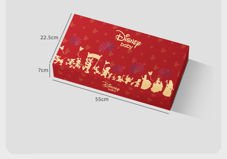 Disney Newborn Welcome Gift Set Baby Gift Box Infant Gift Full Moon Gift Teether Rattle 36