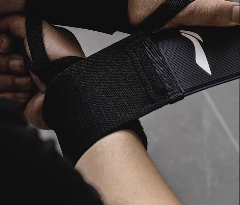 LI-NING Wrist Support Wristband for Bench Press Men’s Sports Wrist Injury Strain Strength Training Wrist Wrap Push-up Compression 2