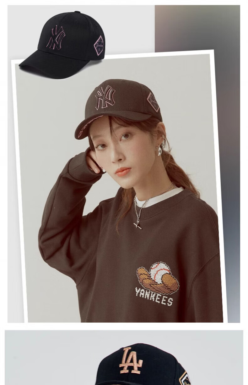 MLB Baseball Cap Unisex Hard Top Duckbill Sunshade Casual Sports Hat Gift 3ACP8501N-50GOS-F 8