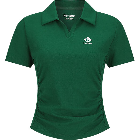 KUMPOO Women's Breathable Quick-Dry Badminton T-Shirt K241W-1096 Green L