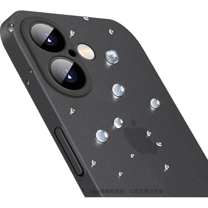 Защитный чехол NEYAA для iPhone 17, ультратонкий, матовый, полупрозрачный, противоударный, из мягкого силикона, с полной защитой объектива, цвет "Глубокий космос" (черный)