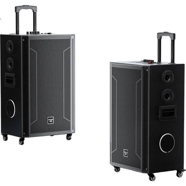 Портативная колонка Newmine N539, 15 дюймов, Bluetooth 5.0, деревянный корпус, 29 динамиков, двойные микрофоны, 18.92 кг