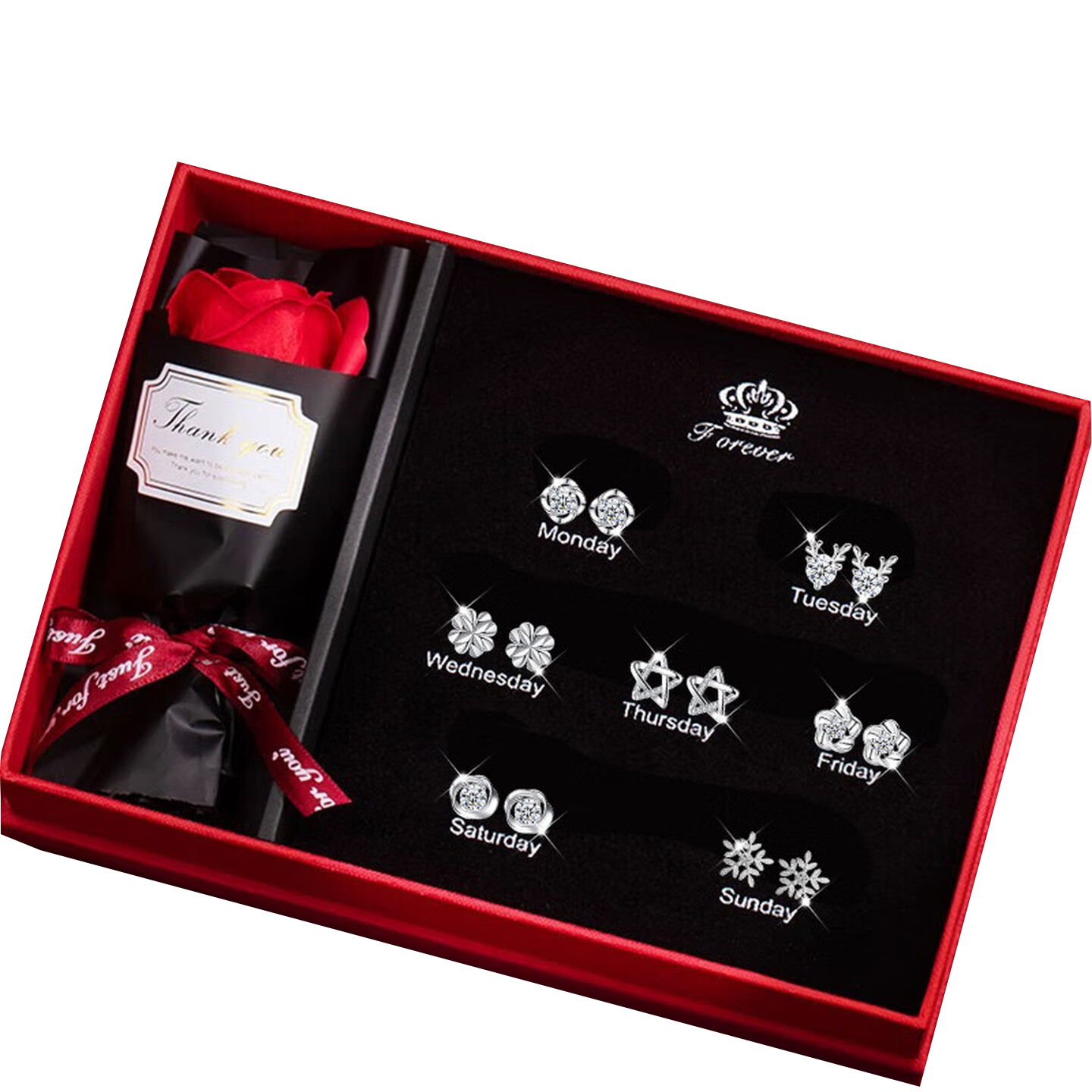 Chunshan 999 Pure Silver Ear Studs Women's Earrings Birthday Gift for Girlfriend Wife 2026 New Weekly Jewelry