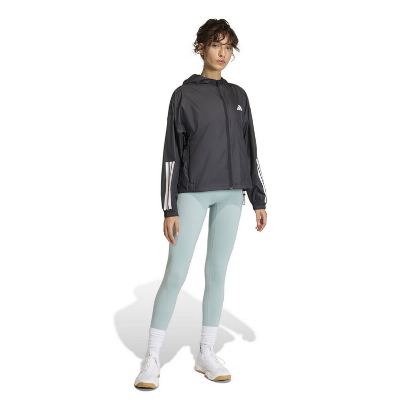 Adidas Women's Training Series HYG WINDY Woven Jacket JX1872 Black 2XL 3