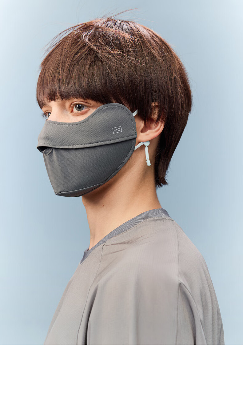 Bananain Liangpi 331UV Unisex Cooling Sun Protection Breathable Antibacterial Face Mask Outdoor Commuting Eye Protection Mask 6
