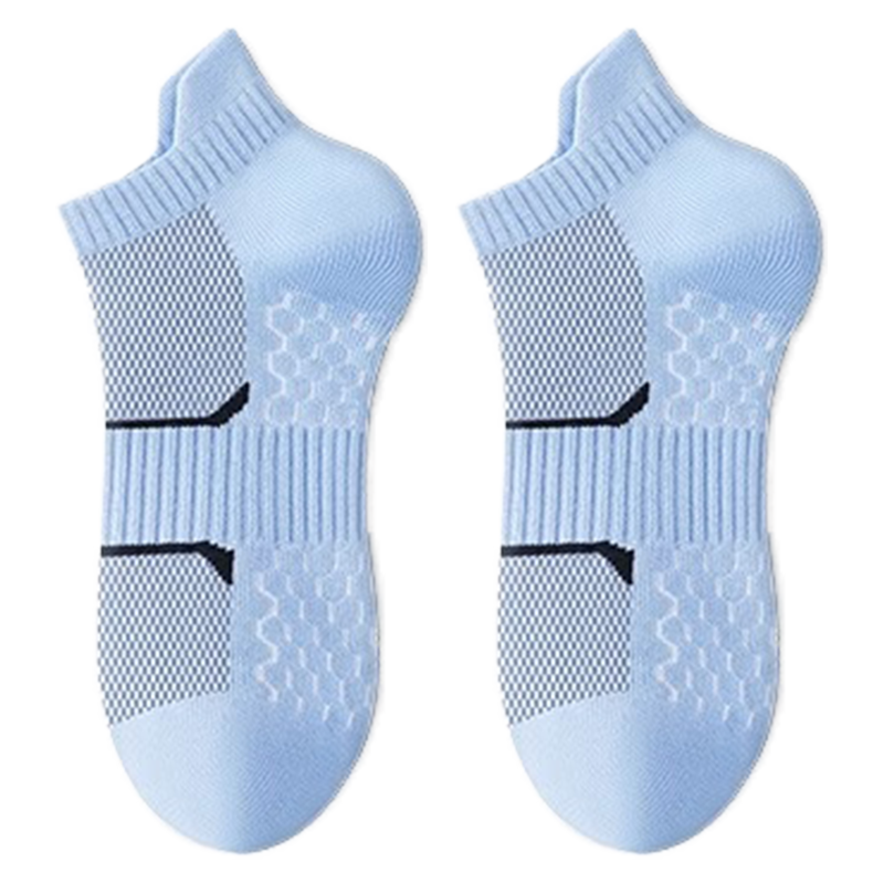Yimian Men's Ankle Socks with Heel Tab, Xinjiang Cotton 10A, Antibacterial and Odor-Resistant, Massage Sole, Breathable Low-Cut Socks, Pack of 10