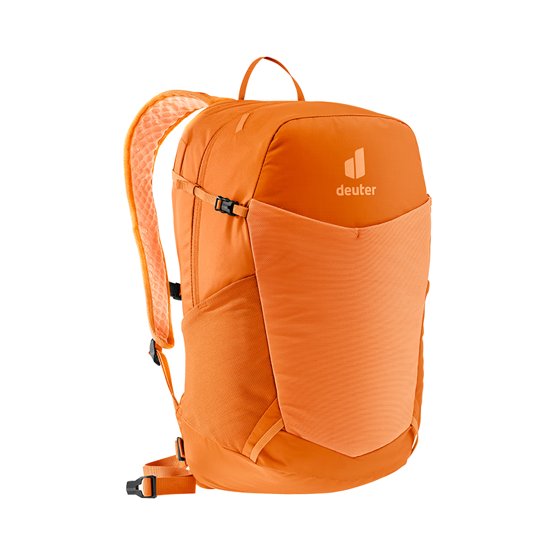 DEUTER Hiking Backpack, Outdoor Lightweight Backpack with Kangaroo Pouch for Men And Women, Adventure Daypack, Peach Orange Color - 21L
