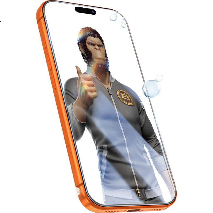 Защитное стекло BLUEO для Apple iPhone 17 Pro/16 Pro, Full Coverage, HD, противоударное, пыленепроницаемое, износостойкое, 110x220 мм
