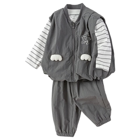 BALABALA BalaOne Baby Outfit Set Children's Long-Sleeve Three-Piece Set for Boys And Girls, 2025 Autumn Wear Cute 208325104207