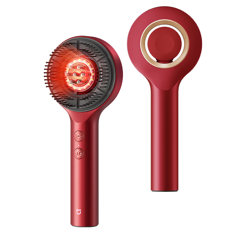 Mijia Head Massager Red Light Care Massage Comb Graphene Temperature-Sensing Intelligent Electric Scalp Massager Women's Day Gift Holiday Gift Box