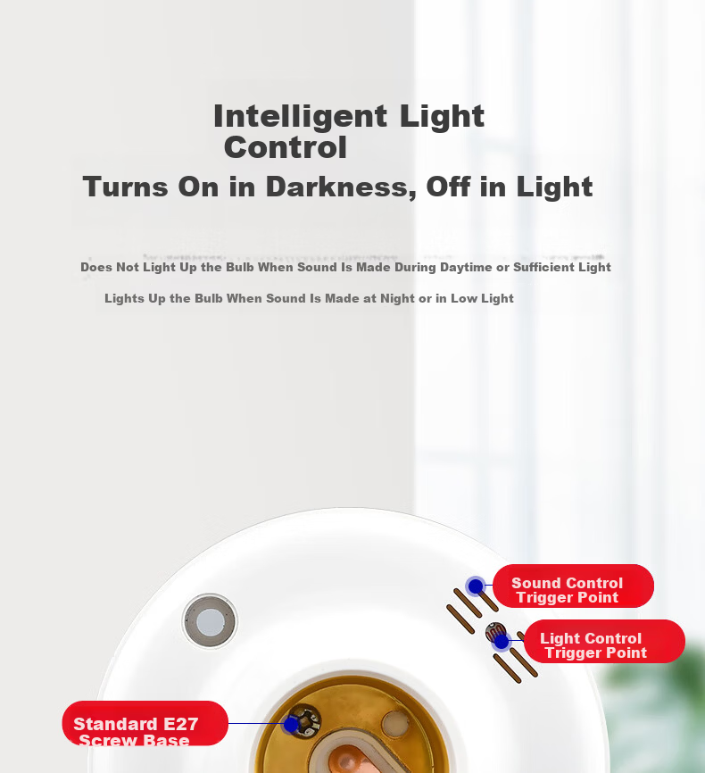 Gongtai Wired Bulb 10m Cable + 40W LED Bulb E27 Screw Base Universal Plug Socket Hanging GT-E27-10M-40W 5