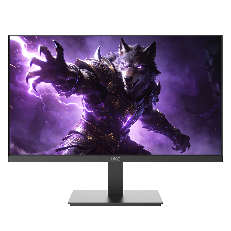 HKC 23.8 Inch 180Hz High Refresh Rate IPS Panel 99% sRGB Wide Color Gamut 144Hz Low Blue Light Gaming Office HDMI LCD Monitor Wolf Warrior V5