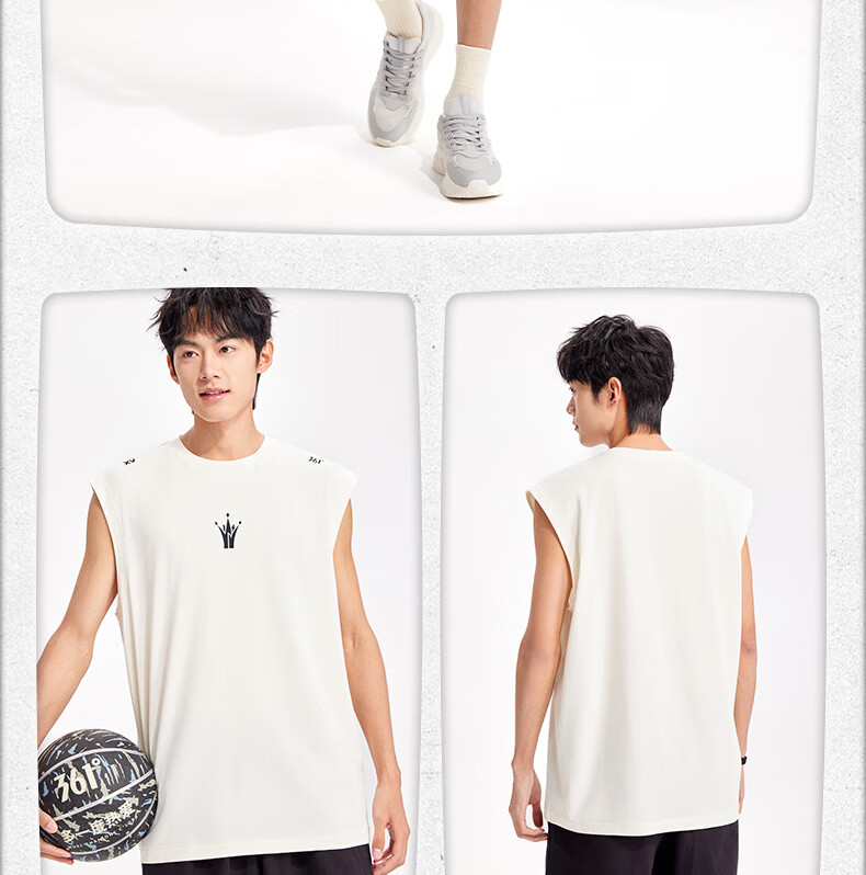 361° Men's Sports Vest Jokic Spring Summer Fitness Basketball Sleeveless T-Shirt Jersey 652621502-1 19