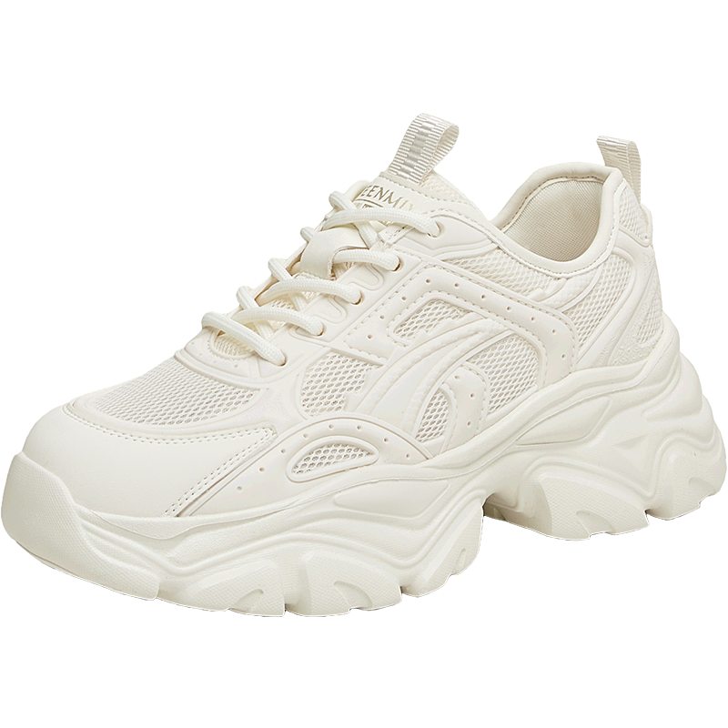 Tianmeiyi Women's Dad Sneakers Casual Shoes Thick Sole Height Increasing Fashion Versatile Shoes
