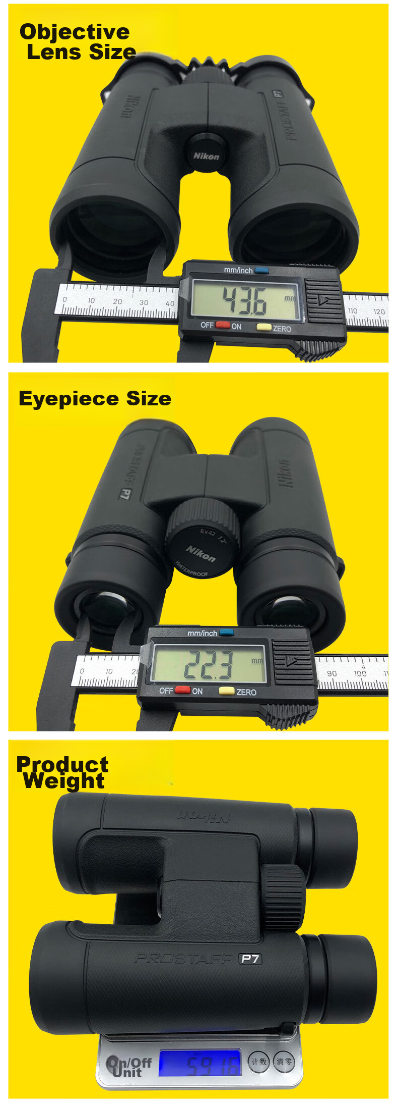 Nikon Binoculars Zunwang Prostaff P7, 8X42, Outdoor Portable, for Phone Viewing, Concert Watching, And Bee-Hunting 6