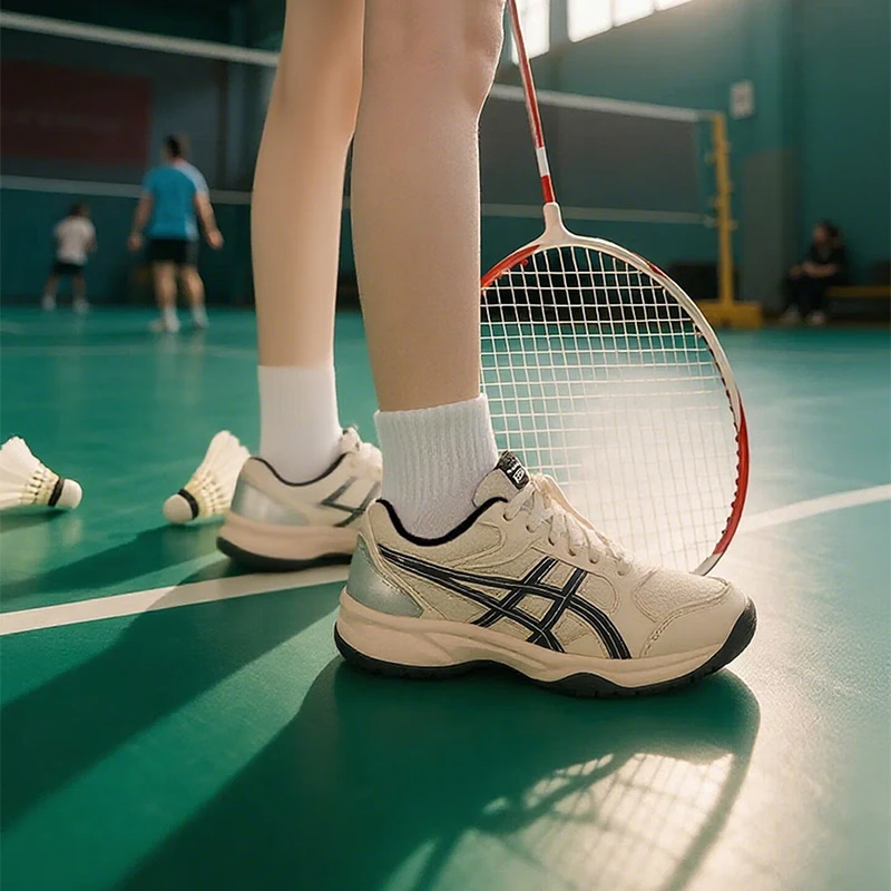 ASICS Table Tennis Badminton Indoor Shoes Unisex Zhulv 1053A034-020 Black/White Size 38