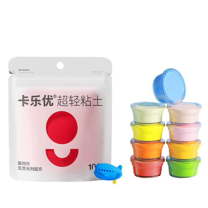Coloyou Ultra-Light Clay, Handmade Modeling Clay, Lightweight Clay, Play Dough, DIY, 100 Grams, Red Large Package, Toy, No Phthalates