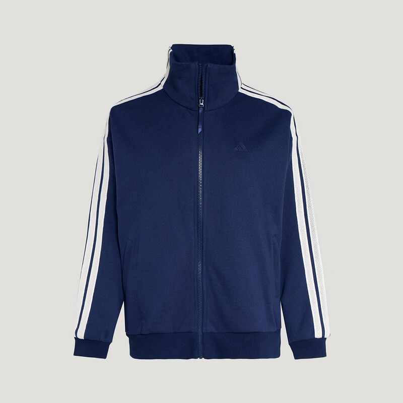 Adidas Women's Sports Style Series FAV FT 3S JKT Sports Casual Jacket KS2816 Dark Blue L 4