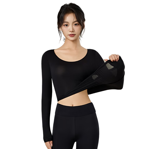 Herbal Original Ultra-Thin Thermal Skin-Enhancing Set Women's Autumn Top and Bottom Hyaluronic Acid Invisible Seamless Warm Versatile Spring New Arrival
