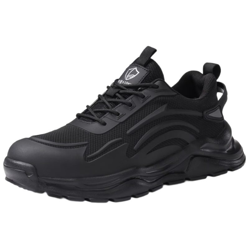 Blue Owl Shield Men's Summer Breathable Insulated Electrician Anti-Smash Anti-Puncture Safety Work Shoes DL211KB-1 Size 42