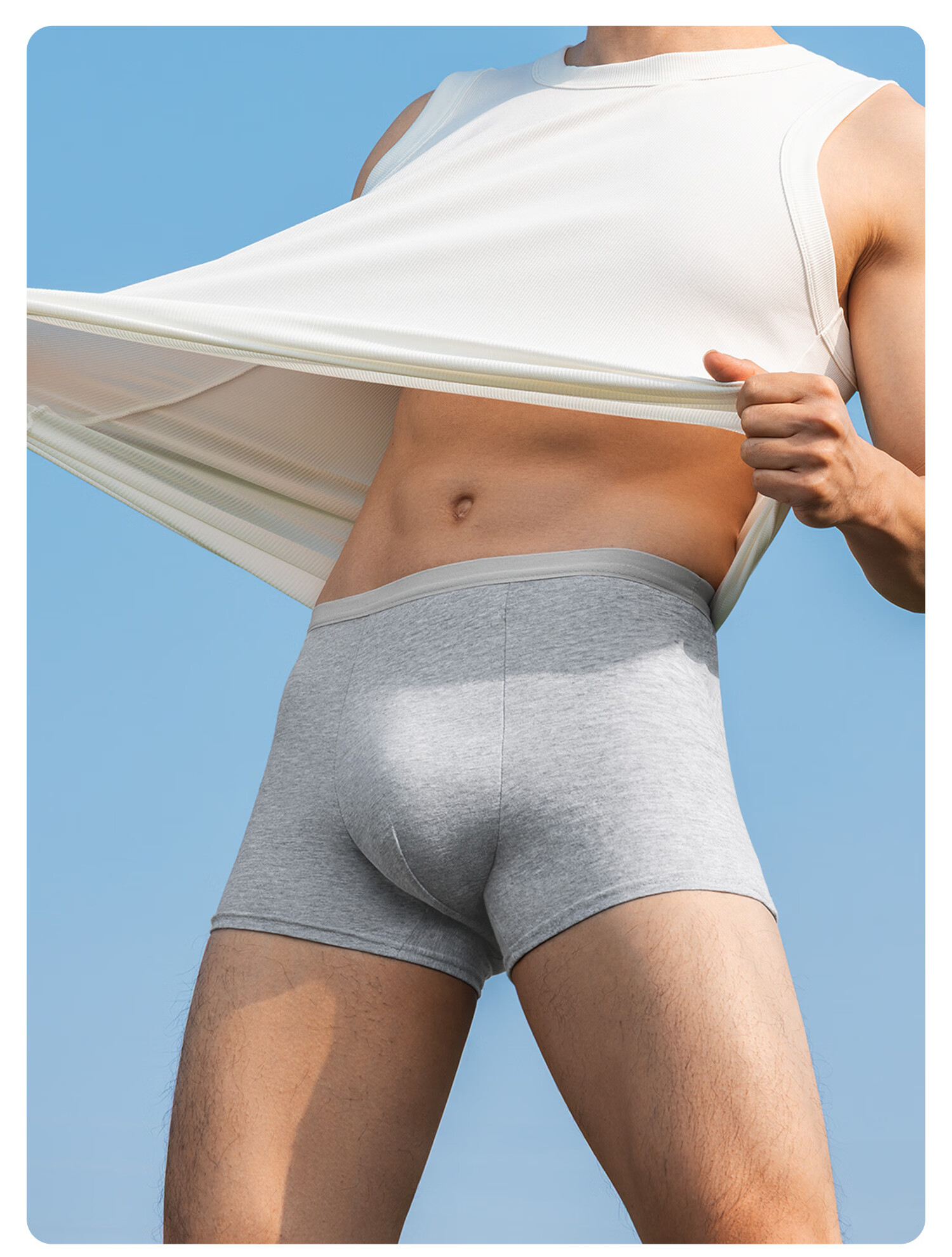 BADIGAO Disposable Men's Boxer Briefs Travel Pure Cotton Sterile Wash-Free Large Size 4XL Shorts 8
