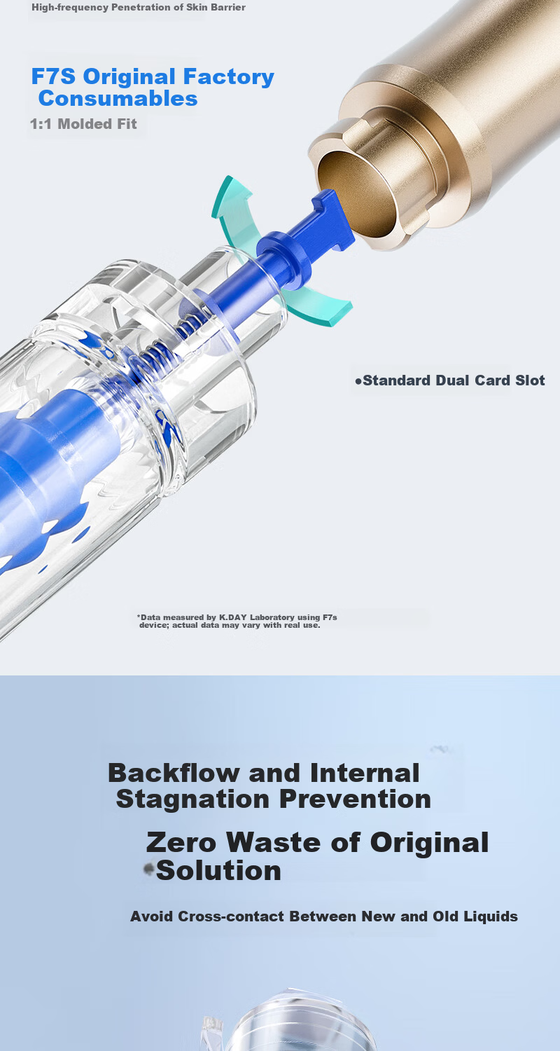 KDAY Blue 5D 500um High Crystal Needle for Skin Beauty Device Facial Beauty Instrument High Crystal Needle 5