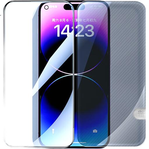 Защитное стекло SmartDevil для Apple iPhone 14 Pro, антишпионское, противоударное, антиотпечатки, полное покрытие