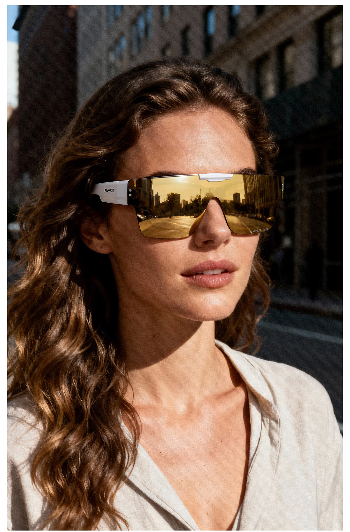 KAPVOE Wing Magnetic Flip Cycling Glasses with Prescription Insert UV Protection Windproof Dustproof Large Frame Photochromic Goggles 17