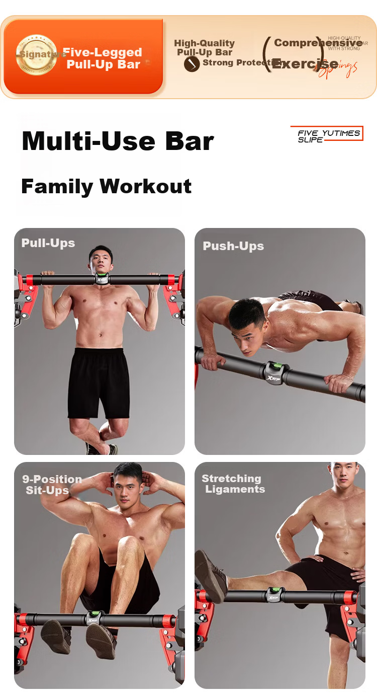 XTEP Indoor Pull-Up Bar Home Doorway Fitness Equipment for Children and Adults No Drilling Short Version 17