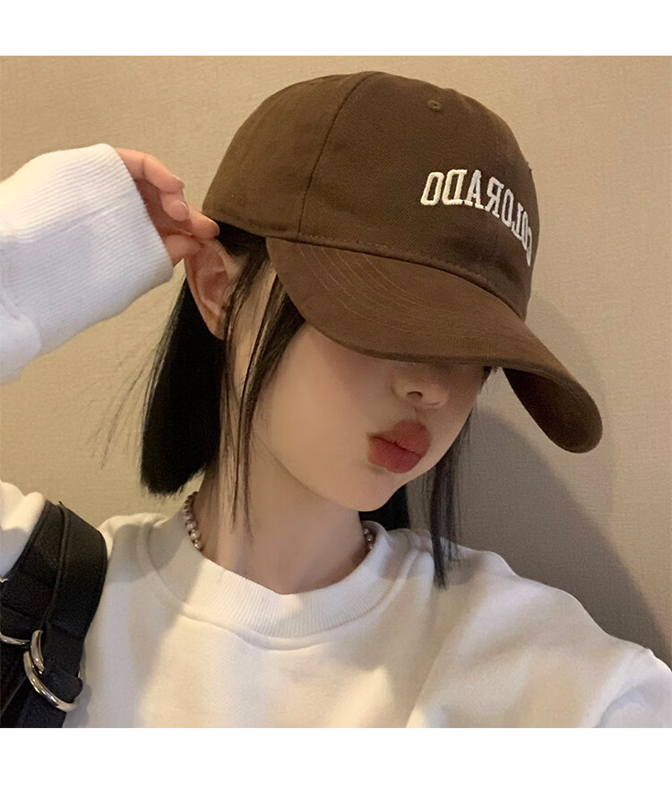 Ning'an Men's Baseball Cap Large Head Circumference Duckbill Hat New Wide Brim Enlarged Deepened Sunshade Sunscreen Hat for Women 13